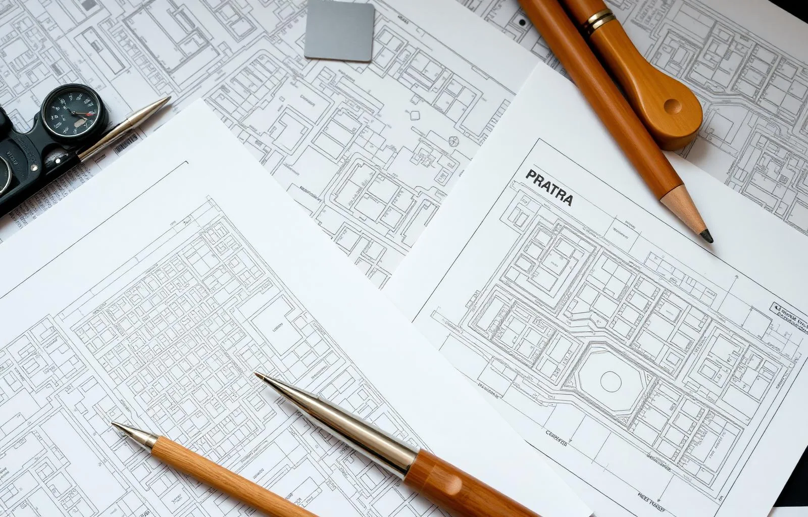 Architectural plans and zoning maps